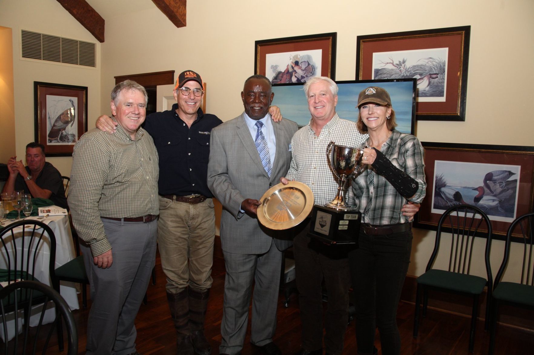 Top Team Team Fox - Mitch Waks, Rick Fox, Halbert Sullivan, Jim and Anna Blair